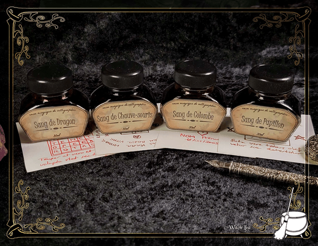 Encres magiques : Collection "Encres du Sorcier"