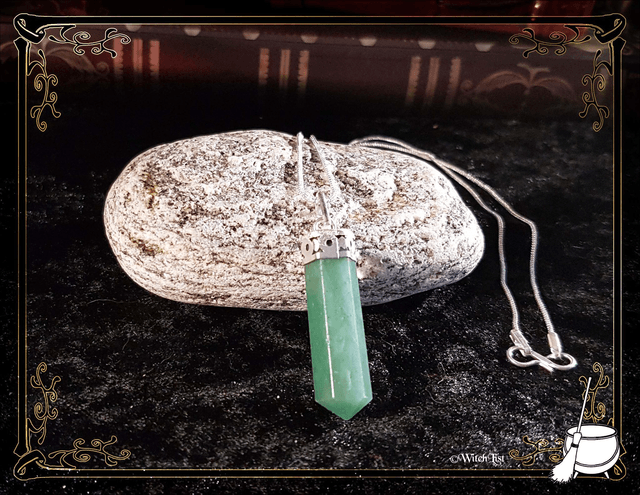 Pendentif Aventurine verte