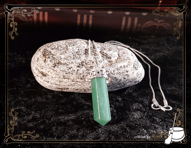 Pendentif Aventurine verte