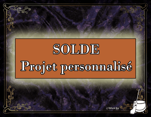 [RÈGLEMENT SOLDE PRODUIT] - Conception de boîte sur mesure